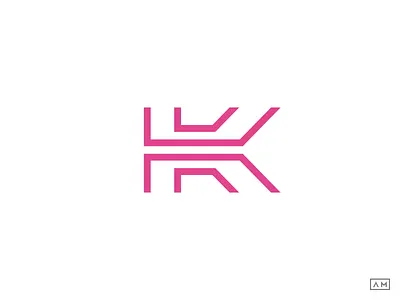 K Logo Lineart Geometric Minimal k logo klogo line art logo lineart brand lineart branding lineart logo logo design logo mark logo symbol logodesign modern logo design monoline logo