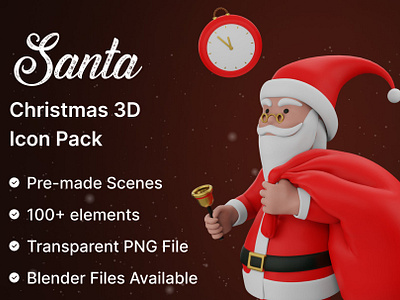 Santa – Christmas 3D Models