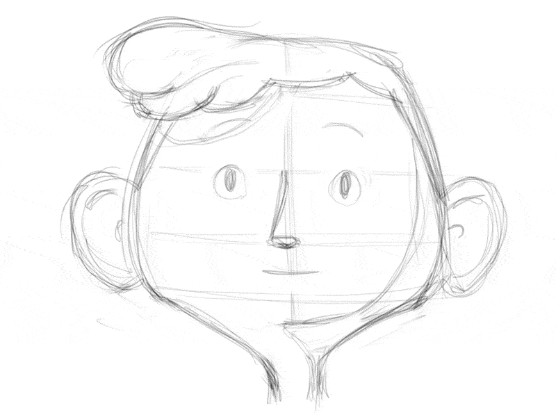 Character Turntable animation cel cel animation pencil photoshop