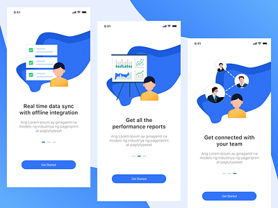 Onboarding Screen Design branding concept illustration landing page mobile app on boarding onbarding