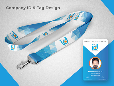 Company ID & Tag Design company id company tag identity card design identity design organization id swipe card tag design unique id card