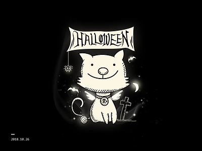 Halloween cat hallowween