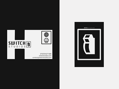 Switch Studios Branding branding business card clean emblem identity logo minimalism minimalistic simple