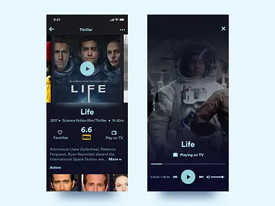 Daily UI Challenge - #025 TV App 025 daily 100 dailyui ios mobile sketch tv tv player ui video