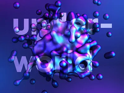 Underworld born slippy c4d gradient madebystudiojq rebound studiojq underworld