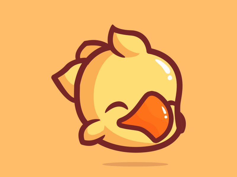 Chocobo chocobo logo animation mascot logo