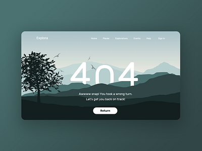 404 Error Page daily ui dailyui design ui ui design ux ux design web web design