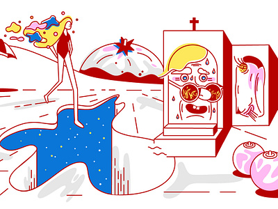 Ernestina dreams ernestina illustration lane mind storytelling woman
