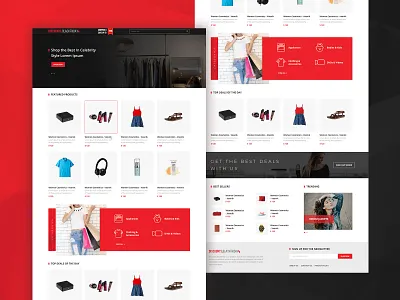 Discounts.Blackfriday black and red blackfriday dark ecommerce ecommerce design ecommerce shop light ui ux web design website