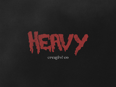 Heavyween black blood design dribbble font graphic design grit halloween hand holiday illustrator lettering logo october red shot texture type typography vector