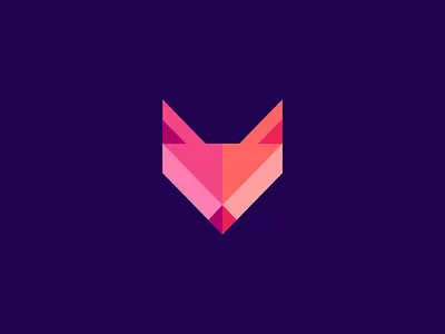 fox / logo design beast color color palette colorfull fox deividas fox fox logo foxes geometric logo geometry head icon minimal minimal branding modern smart symbol