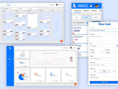 Timesheet App app calendar calendar app schedule schedules timesheet ui ux