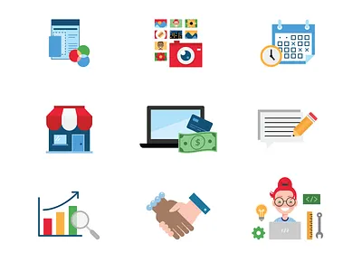 Feature Icons avatar design icon illustration illustrator logo ui ux vector vector illustration web