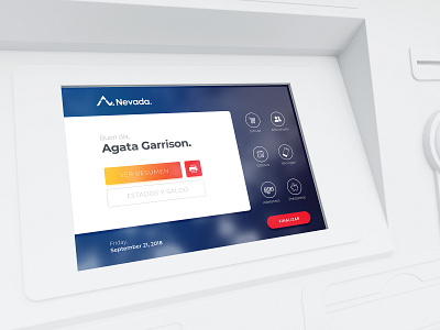 ATM UI Mockup atm bank clay free mockup ui uidesign white