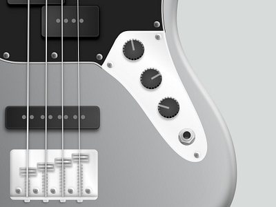 Bass Closeup2 illustration sketch app