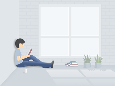 Reading illustration sketch app