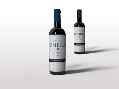 UMBRA bottle brand branding branding design letter lettering logo logotype u wine wine bottle