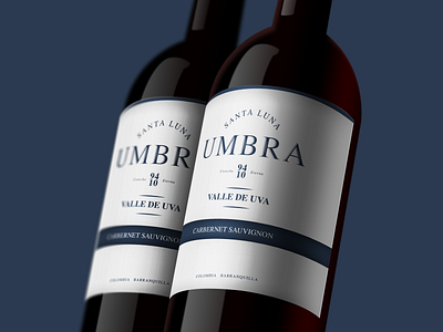 UMBRA bottle brand branding branding design label label design letter lettering logo logotype u wine wine bottle