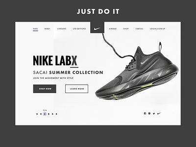 NIKE HERO SECTION v2 branding branding idea ecommerce nike uidesign web design