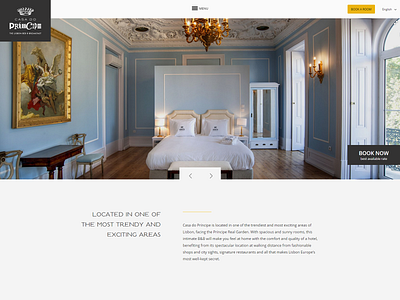 Casa do Príncipe ux ui webdesign website