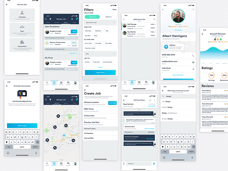 iPhone X Apps - Designed 2018 app gif iphonex nav ui ux