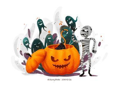 Halloween illustration