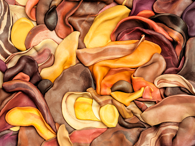 Experiment in brown/yellow/red
