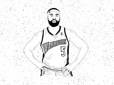 BARON DAVIS athlete basketball bay area california illustration nba nike sports warriors