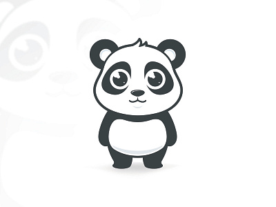 Cute Panda V.2 animal awesome cartoon character cute design funny handmade illustration mascot panda playful vector