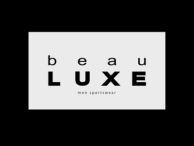 Men Sportswear Logo Design Concept black white branding concept graphic deisgn logo logotype sport branding sportswear logo