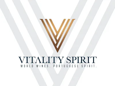 Vitality Spirit - logo brand branding identity logo mark spirit wine wines