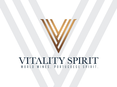 Vitality Spirit - logo brand branding identity logo mark spirit wine wines