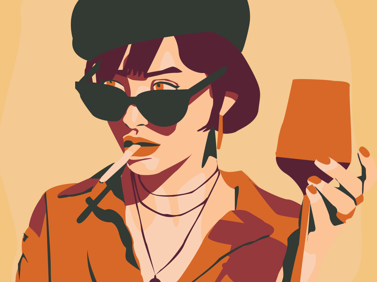Example of Bad Habits Illustration