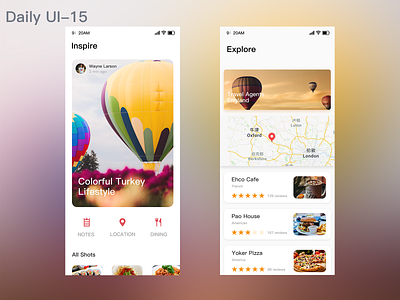 Daily UI-15 app dailyui ps ui