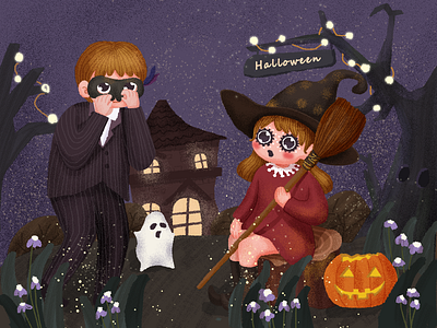 Halloween halloween ui 插图 设计