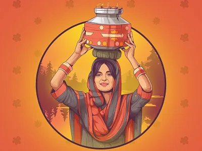 Bebe Rexhinder Kaur aman rajwansh art bebe rexha character art character concept character design character designs desi kalakaar design illustration illustrator indian indian culture photoshop punjab punjabi rajwansh art vector