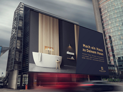 Bauer & Söhne | Billboard Ad ad advertisement billboard billboard ad outdoor advertising print ad