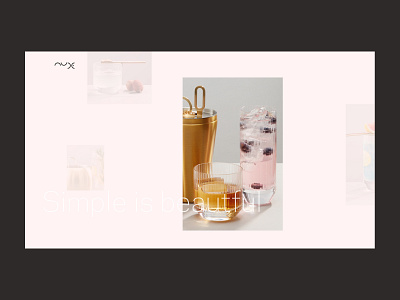 Nude Glass Gallery art direction beautiful clean design gallery glass grid homepage interface minimal page layout photo simple typography ui ux