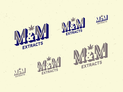 M&M - Responsive logo design brand branding detailed lettering letters logo logo design responsive responsive logo type vintage