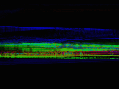 Live visual string rgb string visual