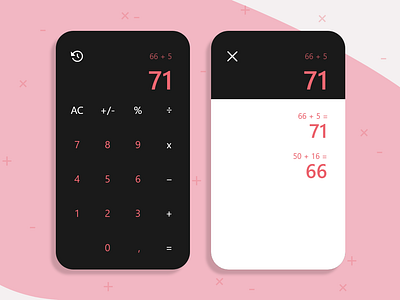 Ui Challenge #004 - Calculator black white calculate calculator daily 100 daily 100 challenge daily ui daily ui 004 ui