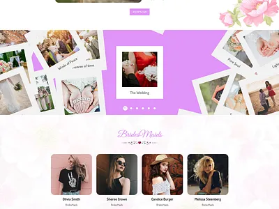 Lavender - Wedding Event, Planner & Coming Soon HTML Template bridesmaid gallery wedding gallery