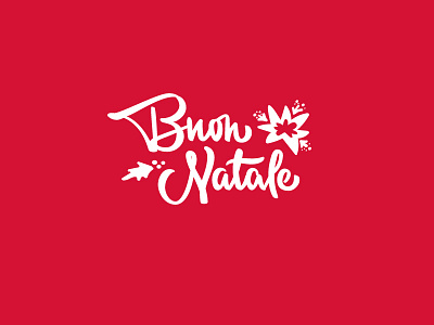 Buon Natale brushpen buon natale calligraphy illustration lettering letters merrychristmas