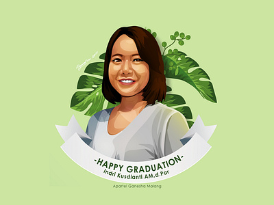 Vector Portrait branding design illustration potrait vector