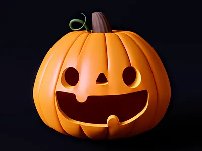 Jack-o-Lantern 3d 3dmodeling b3d blender halloween
