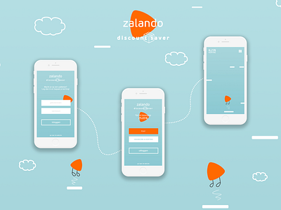 Zalando Game App app app concept game game app illustration ui ui ux design ux zalando