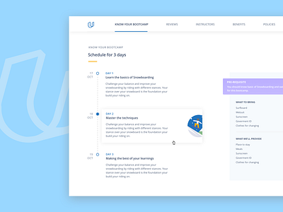 Snowboarding Bootcamp bootcamp snowboarding udacity uidesign