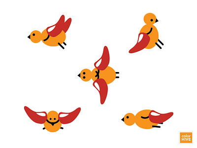 SpicyWings avatar children flat fun icons illustration kids sticker