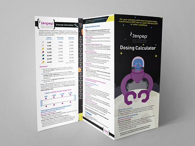 Allergan Dosing Calculator branding design graphic design illustration marketing packaging pharmaceutical print design typography