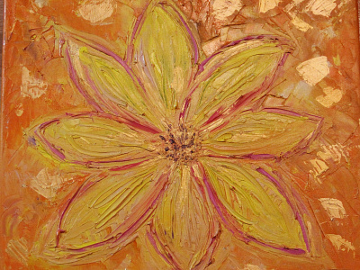 Soul atmosphere flour mood oil paint positive positive vibes soul sunny